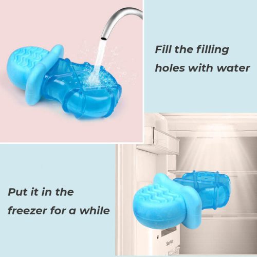 funnyfuzzyCoolingRubberWater filledIceLollyDogTeethingToy 3