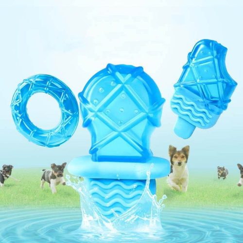 funnyfuzzyCoolingRubberWater filledIceLollyDogTeethingToy 6