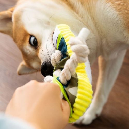 funnyfuzzyCottonRopeSlipperToyDogTeethingToy 3