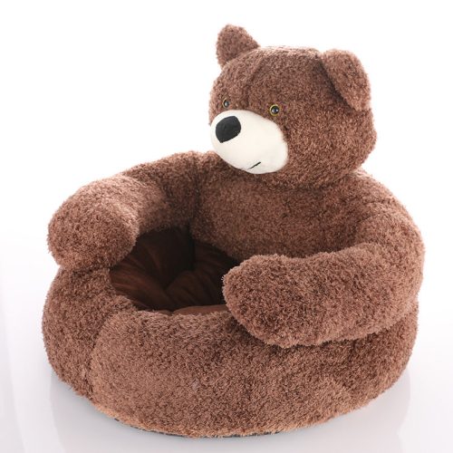 funnyfuzzyCuteDetachableCuddleBearCatBed 8