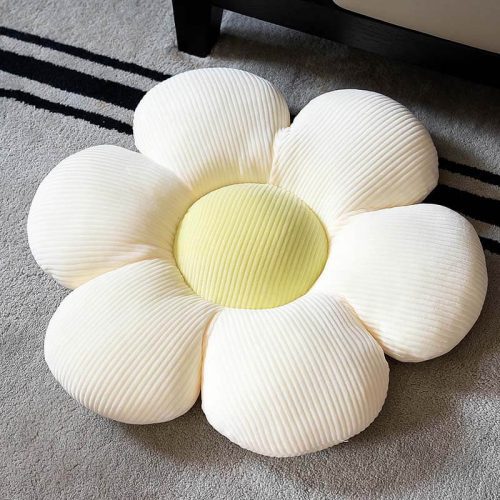 funnyfuzzyFlowerShapeSofaCushionsPillowRoomDecor 3