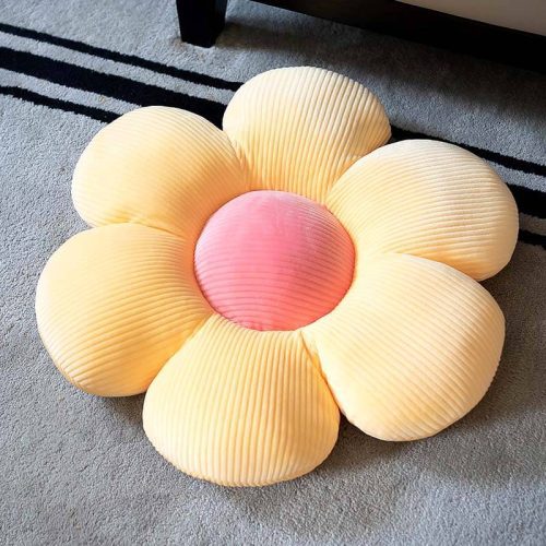 funnyfuzzyFlowerShapeSofaCushionsPillowRoomDecor 4