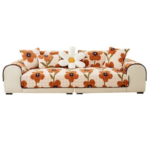 funnyfuzzyFlowerofEdenFashionSofaCoverFurnitureProtectorCouchCover 1