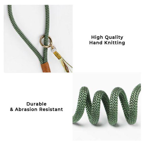 funnyfuzzyHand knittedRopeDogTrainingLead CollarWalkingKit 5 60b7bec2 a912 4313 8777 3dcfd8620522