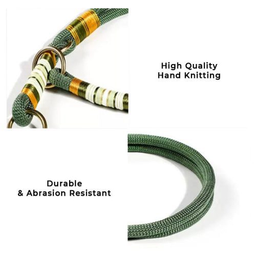 funnyfuzzyHand knittedRopeDogTrainingWalkingCollar 6 cfab1d0a f7b9 46dd a47f 4fa325c018ce