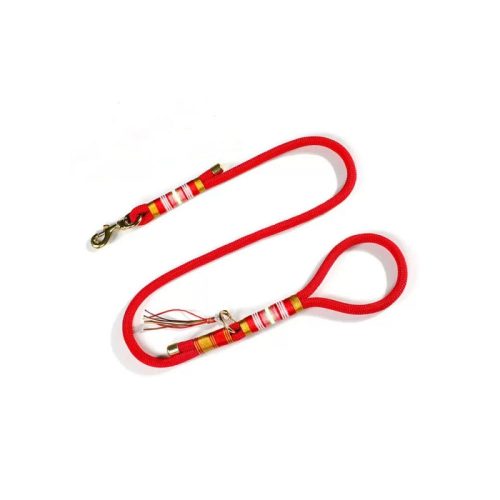 funnyfuzzyHand knittedRopeDogTrainingWalkingLeash 7