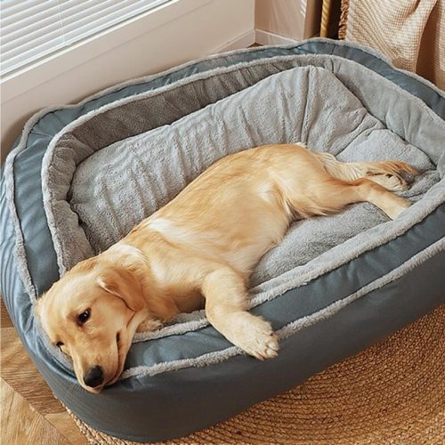 funnyfuzzyLargeWarmDeepSleepingBedOrthopedicDogBed 5