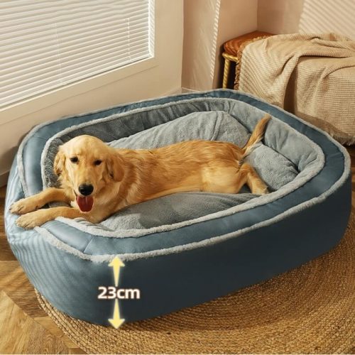 funnyfuzzyLargeWarmDeepSleepingBedOrthopedicDogBed 6