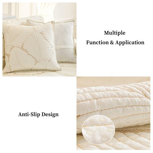 funnyfuzzyLeafSofaMatFurnitureAnti scratch SkidProtectionCouchCover 3