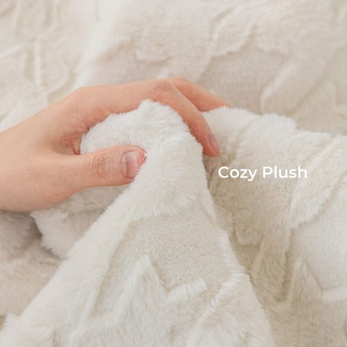 funnyfuzzyLightLuxuryPlushHoundstoothIrregularCouchCover 8