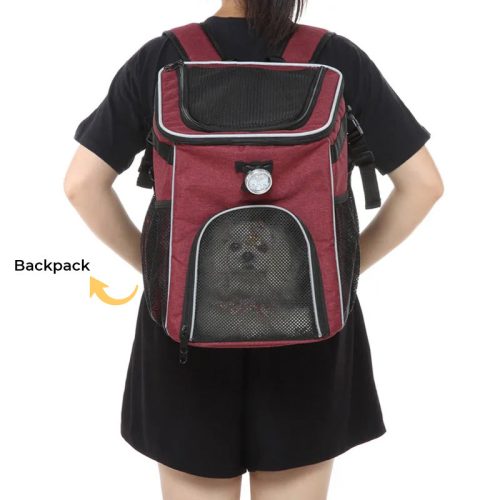 funnyfuzzyMultifunctionalBikeCarrierBackpackBagForDog Cat 13