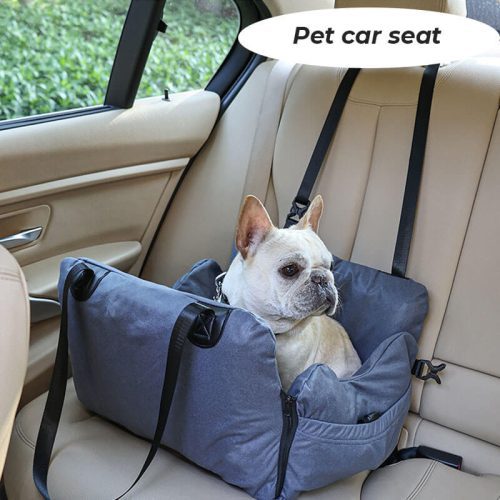 funnyfuzzyMultifunctionalPortablePetCarrierAirbagTravellingDogCarSeatBed 5