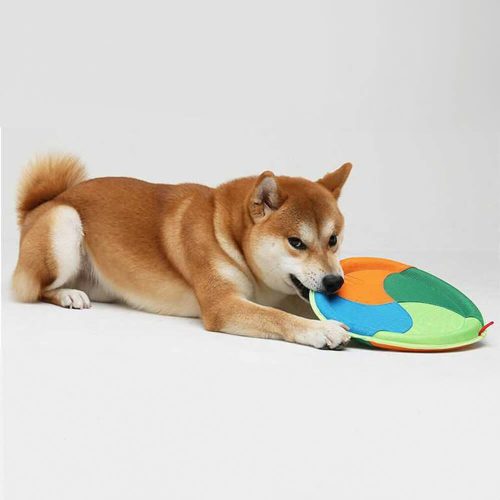 funnyfuzzyOutdoorInteractiveToyDurableOxfordClothDogFrisbee 3