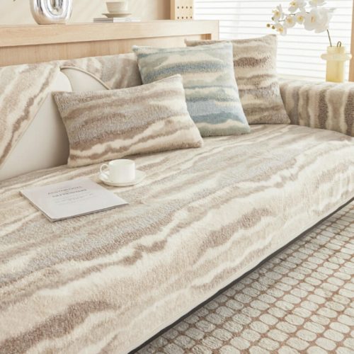 funnyfuzzyPlushCreamComfortFurnitureProtectiveMatCouchCover 1