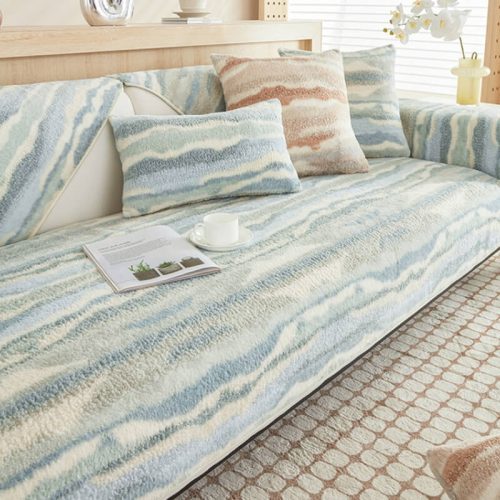 funnyfuzzyPlushCreamComfortFurnitureProtectiveMatCouchCover 8