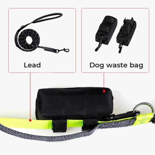 funnyfuzzyPortableOxfordFabricDogWalkingBagDogWasteBagDispenser 4