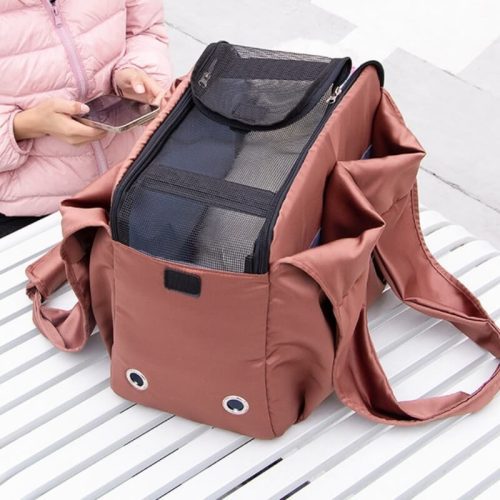 funnyfuzzyPortableShoulderPetCarrierBag 2