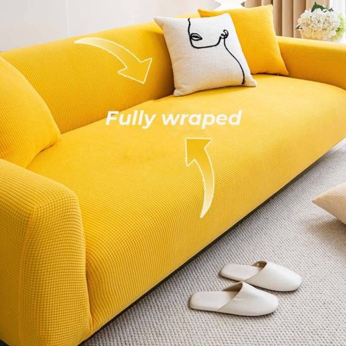 funnyfuzzySoftFleeceFull wrappedFurnitureProtectorCouchCover 6