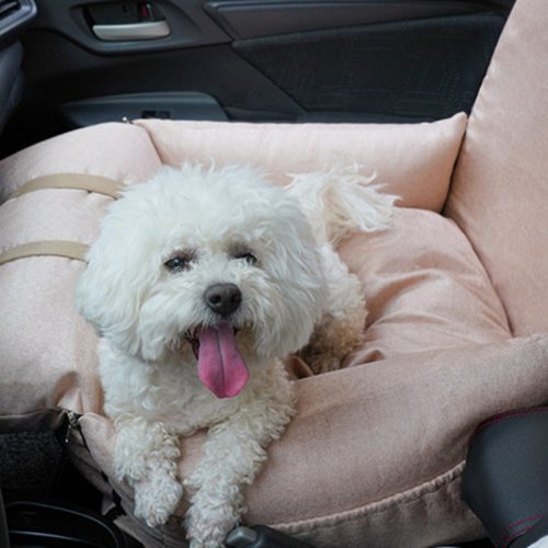 funnyfuzzySupportOrthopedicMulti PurposePetCarSafetySeatDogCarSeatBed 2