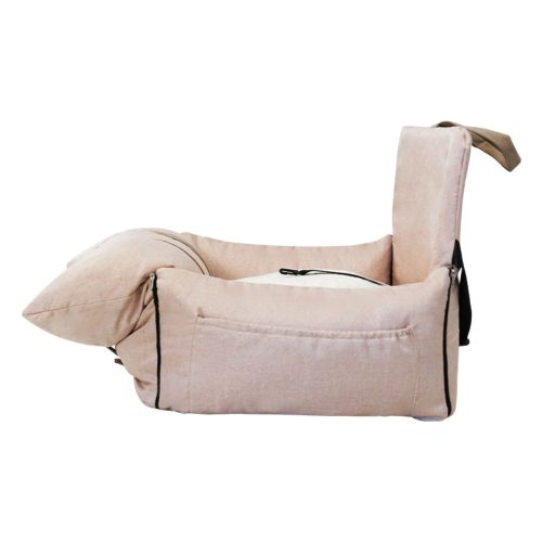 funnyfuzzySupportOrthopedicMulti PurposePetCarSafetySeatDogCarSeatBed 5