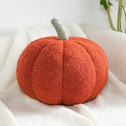 funnyfuzzyTeddyFleecePumpkinPillowSofaPillow 13