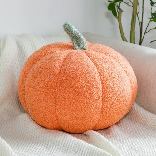 funnyfuzzyTeddyFleecePumpkinPillowSofaPillow 15