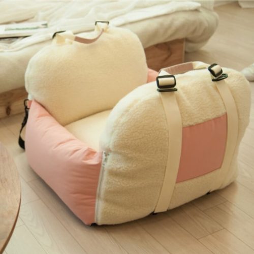 funnyfuzzyTravelSafetyPupProtectorDogCarSeatBed 2