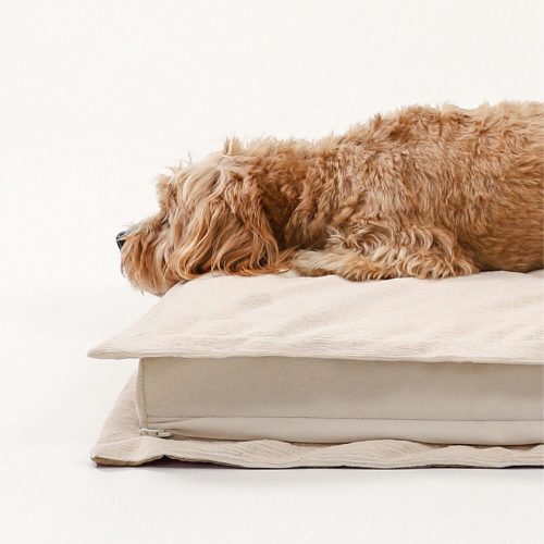 funnyfuzzyWaterproofAnti AnxietywithSpongeSupportDeepSleepingDogBed 4