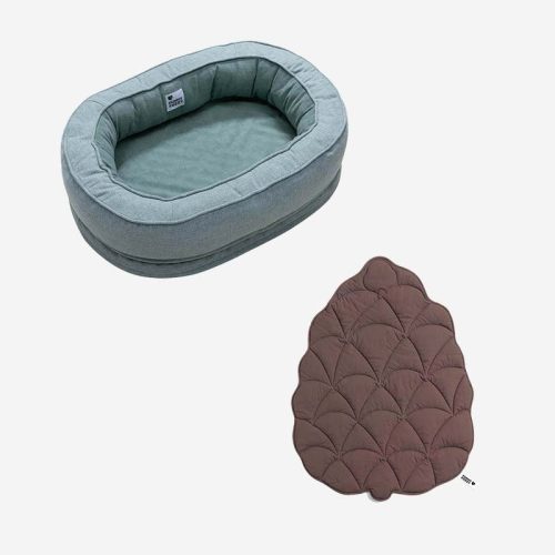 funnyfuzzydonutbed leafshapeblanket greenbrown 1445x f6b0806f 158f 4759 92f2 4820e6157e10