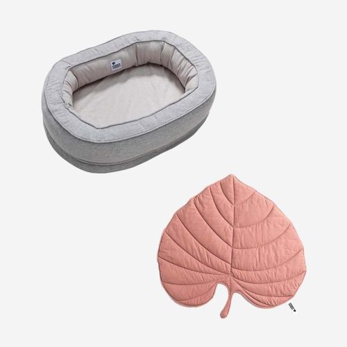 funnyfuzzydonutbed leafshapeblanket grey pink 1445x 4622edfa 5f9f 45e5 ad47 32b2a056d480